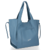 GEANȚĂ DIN PIELE shopper bag Vittoria Gotti albastru P29